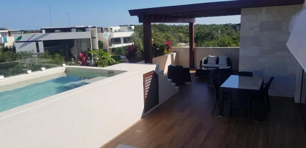 Penthouse Blue Luxury La Veleta Apartment ตูลุม ภายนอก รูปภาพ