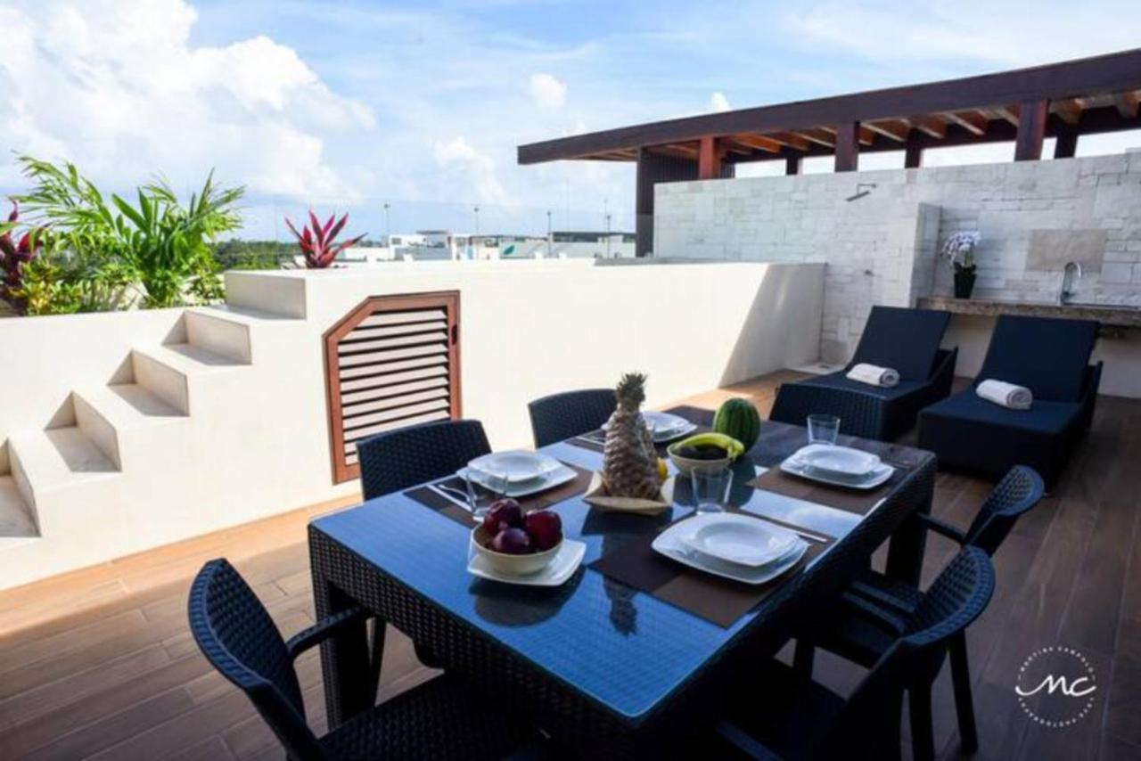 Penthouse Blue Luxury La Veleta Apartment ตูลุม ภายนอก รูปภาพ
