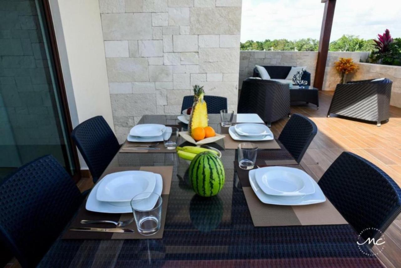 Penthouse Blue Luxury La Veleta Apartment ตูลุม ภายนอก รูปภาพ