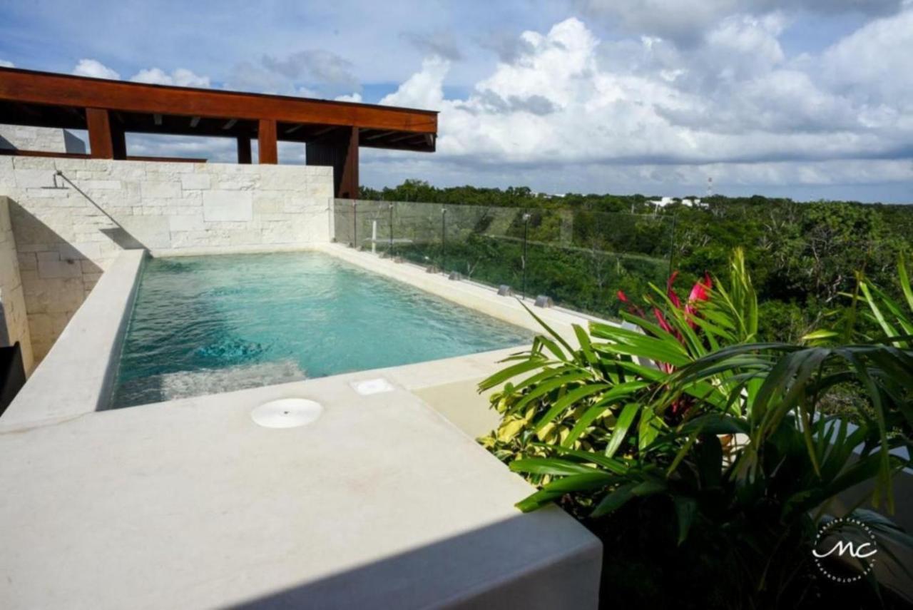 Penthouse Blue Luxury La Veleta Apartment ตูลุม ภายนอก รูปภาพ