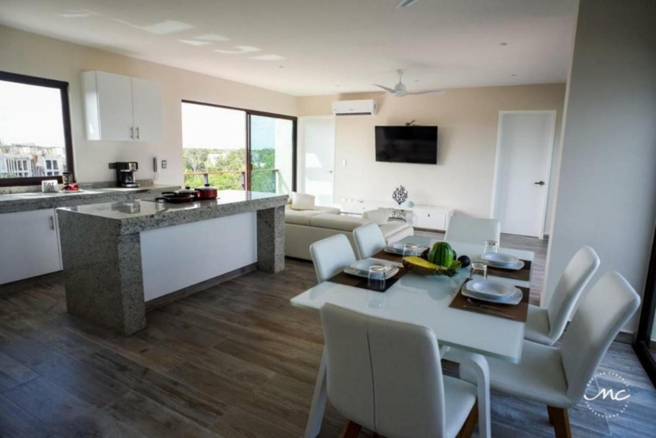 Penthouse Blue Luxury La Veleta Apartment ตูลุม ภายนอก รูปภาพ