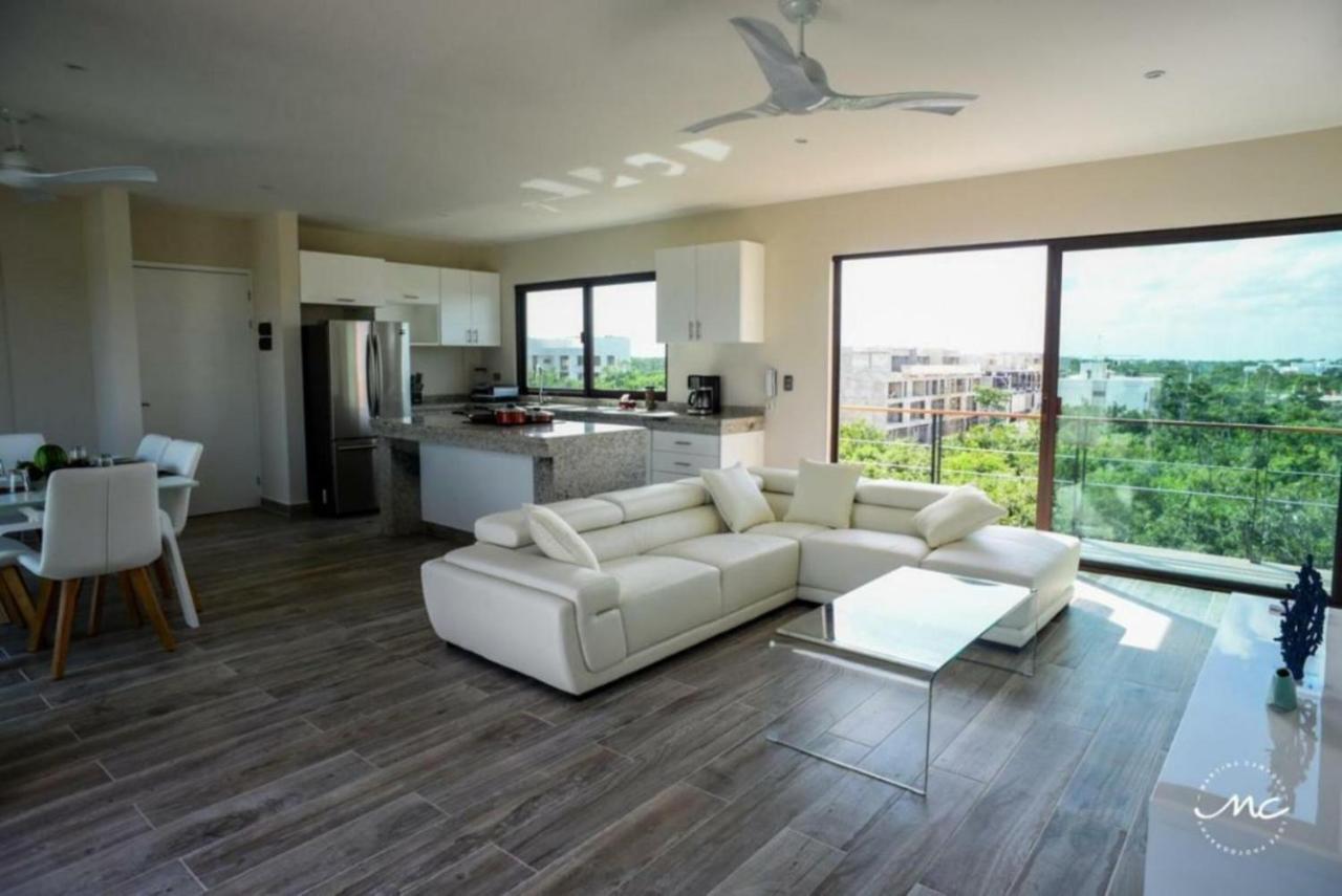 Penthouse Blue Luxury La Veleta Apartment ตูลุม ภายนอก รูปภาพ