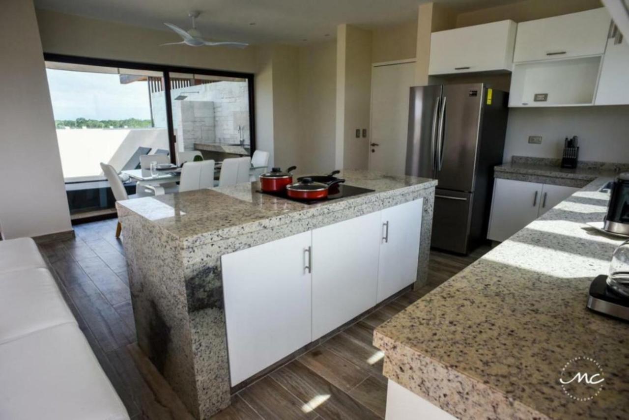 Penthouse Blue Luxury La Veleta Apartment ตูลุม ภายนอก รูปภาพ