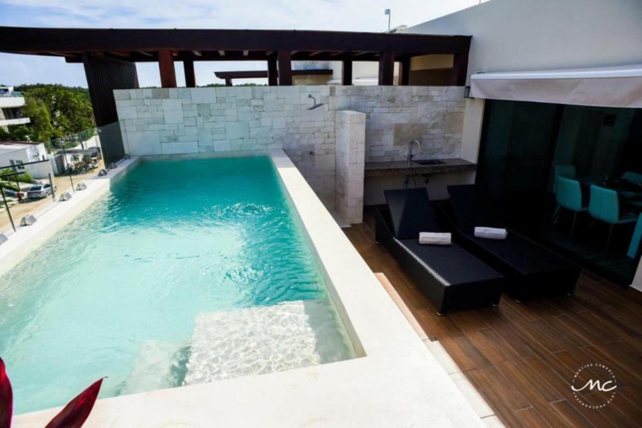 Penthouse Blue Luxury La Veleta Apartment ตูลุม ภายนอก รูปภาพ
