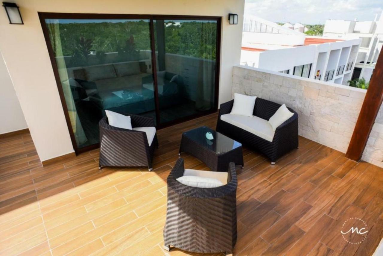 Penthouse Blue Luxury La Veleta Apartment ตูลุม ภายนอก รูปภาพ