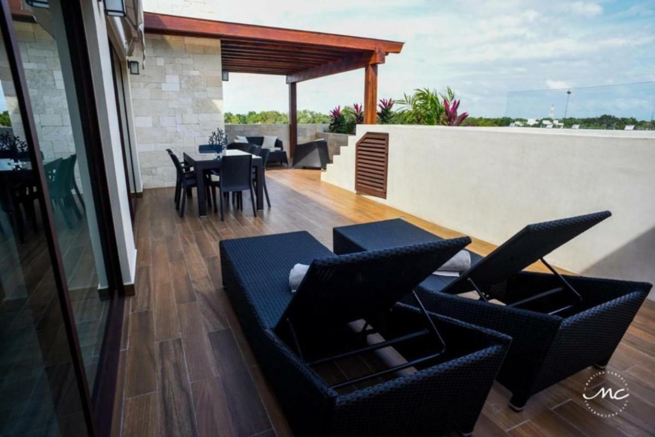 Penthouse Blue Luxury La Veleta Apartment ตูลุม ภายนอก รูปภาพ