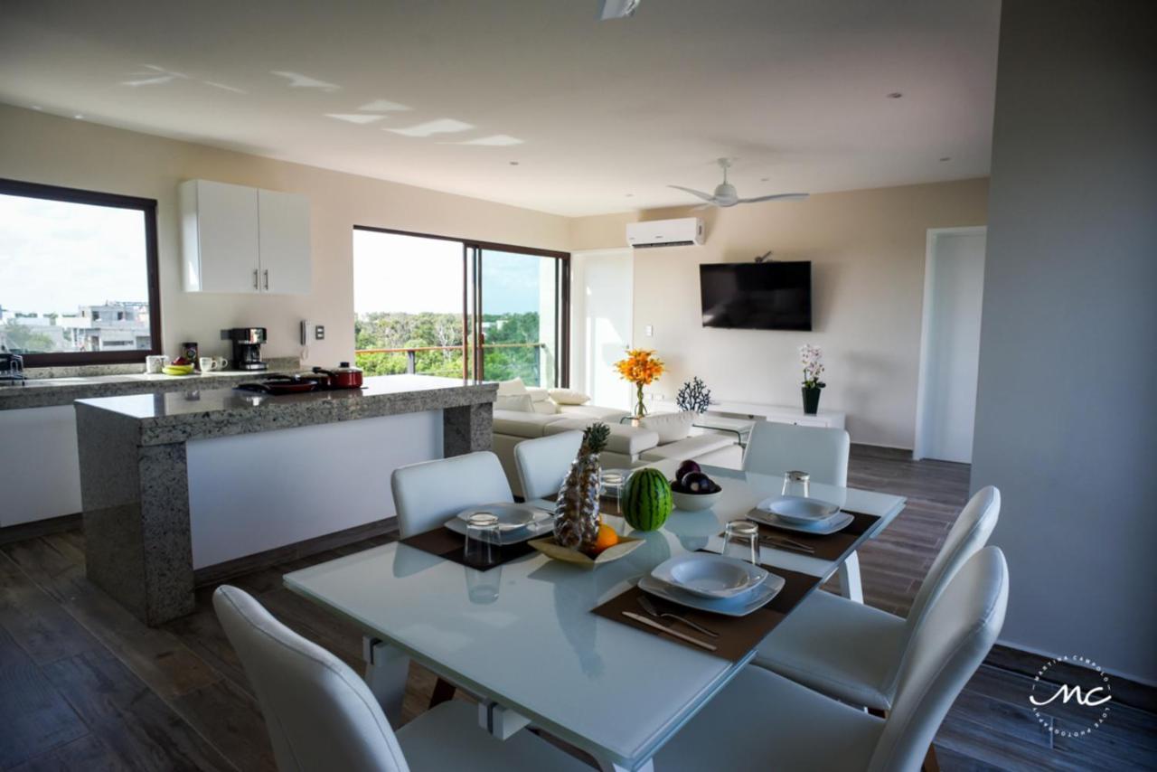 Penthouse Blue Luxury La Veleta Apartment ตูลุม ภายนอก รูปภาพ